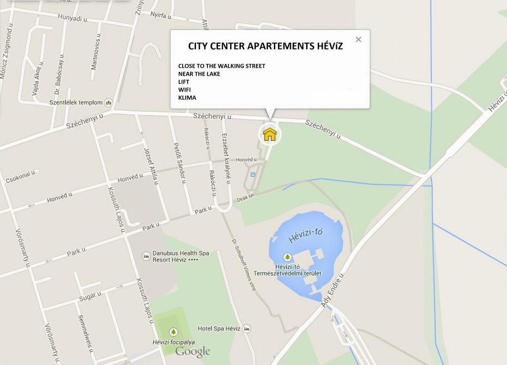 City Center Apartments Hévíz Dış mekan fotoğraf